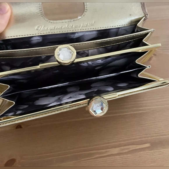 Ted Baker Pink Matinee Wallet with Bobble Kisslock - Picture 8 of 12